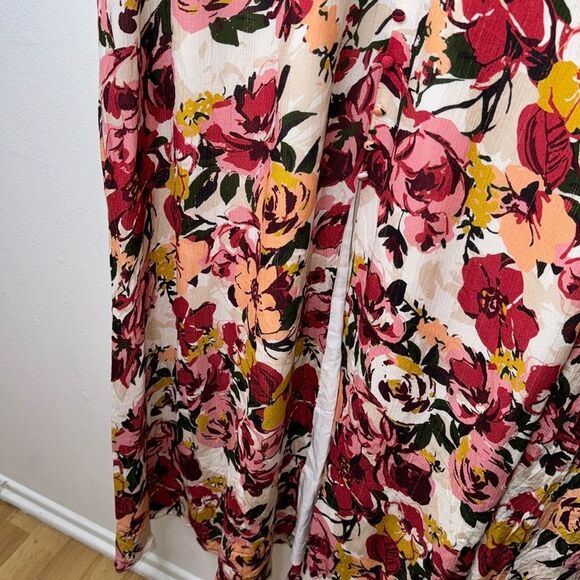 Maree Pour Toi Plus Floral Button Front Maxi Dress Size 26 - Picture 7 of 10